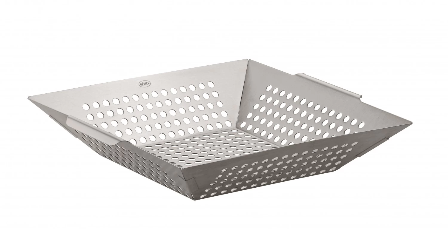 Rösle Gemüse Grillkorb 30x30 Cm 3 Rösle Gemüse Grillkorb 30x30 Cm
