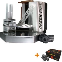 Greek Fire Greeker Set Mit 10kg Greek Fire Holzkohlebriketts