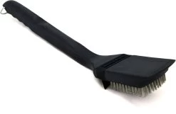 Broil King Holz Grillbürste 47cm Mit Edelstahlborsten + Spritzschutz -Broil King Store 17025 Broil King Holz Grillbuerste 65225 4