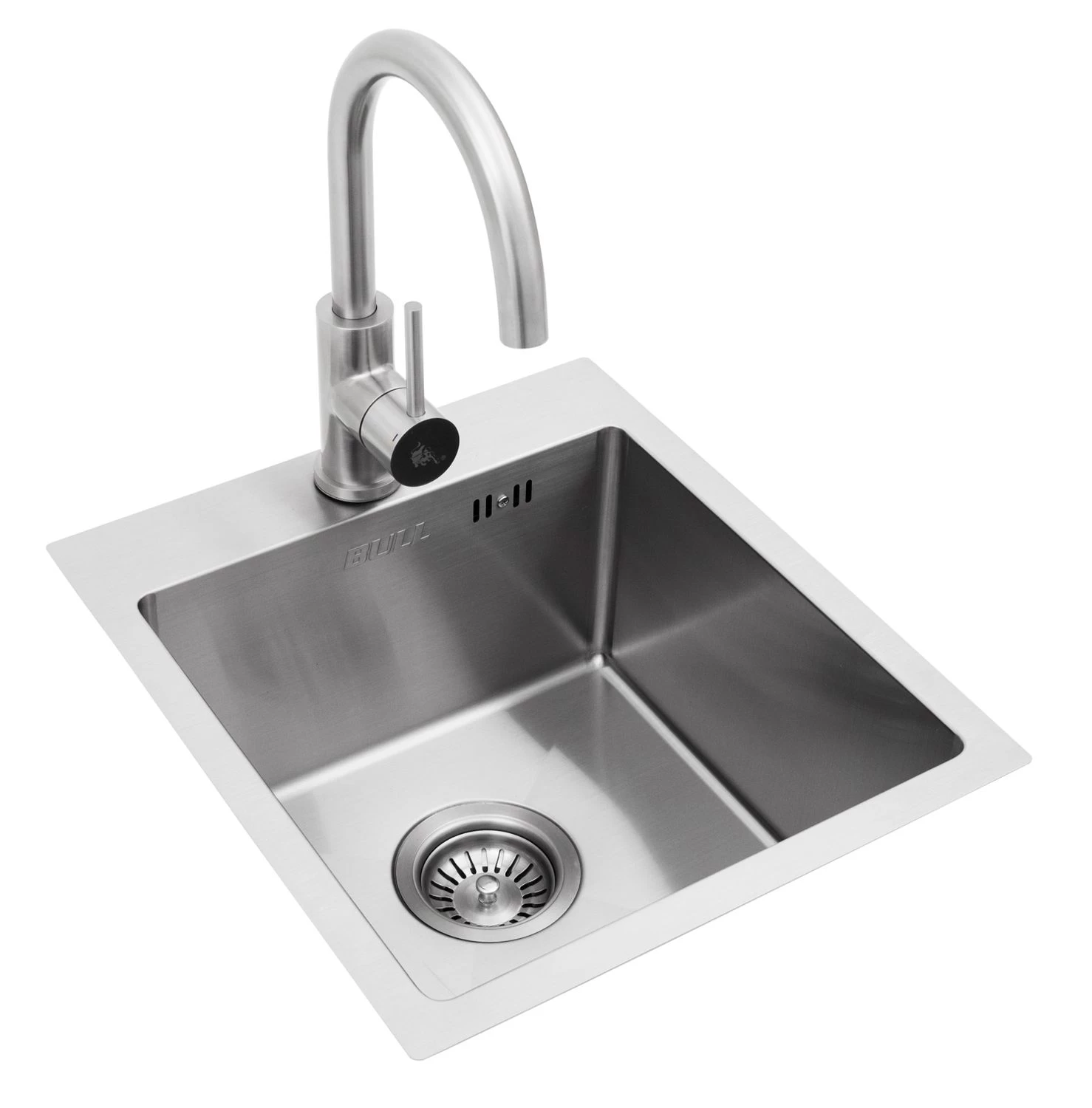 BULL Spülbecken In Der Größe S, 33 X 33 X 20 Cm, Inkl. Wasserhahn (für Warm/kalt) 5 BULL Spülbecken In Der Größe S, 33 X 33 X 20 Cm, Inkl. Wasserhahn (für Warm/kalt) – Bild 3