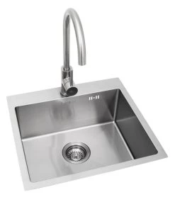 BULL Spülbecken Größe M (43x36x20cm) Inkl. Wasserhahn Für Warm/kalt -Broil King Store 22281 Bull Spuelbecken Mischbatterie Was 3 1613487095