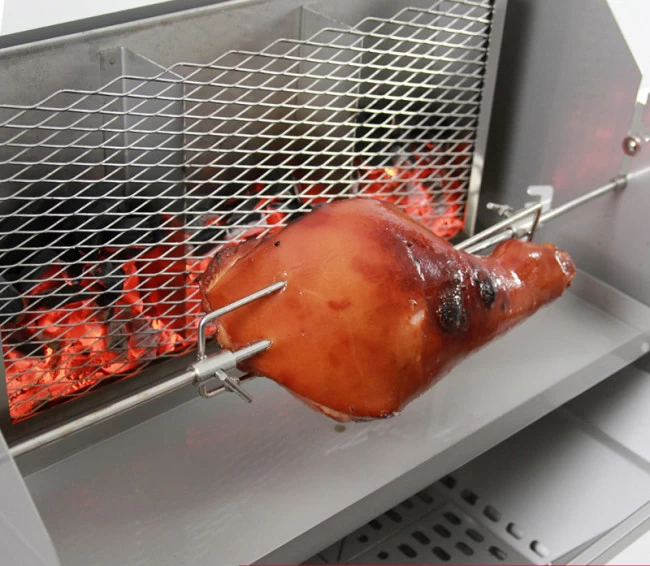 Thüros Holzkohlegrill T4-F / Edelstahl Säulengrill 40x60 Cm Fahrbar Inkl. Windansteckblech Und Kohleschacht 6 Thüros Holzkohlegrill T4-F / Edelstahl Säulengrill 40x60 Cm Fahrbar Inkl. Windansteckblech Und Kohleschacht – Bild 4