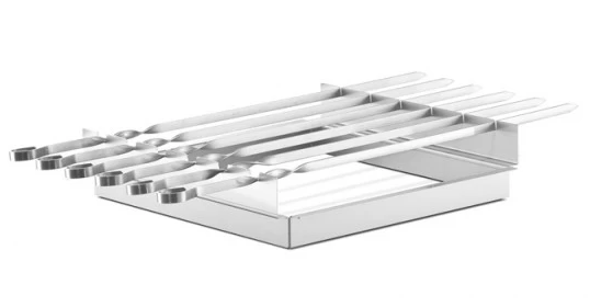 Thüros Schaschlik Spießaufsatz Mit 8 Spießen Für T2 Und Thüros 1 (Grillfläche 35x35 Cm) 3 Thüros Schaschlik Spießaufsatz Mit 8 Spießen Für T2 Und Thüros 1 (Grillfläche 35x35 Cm)