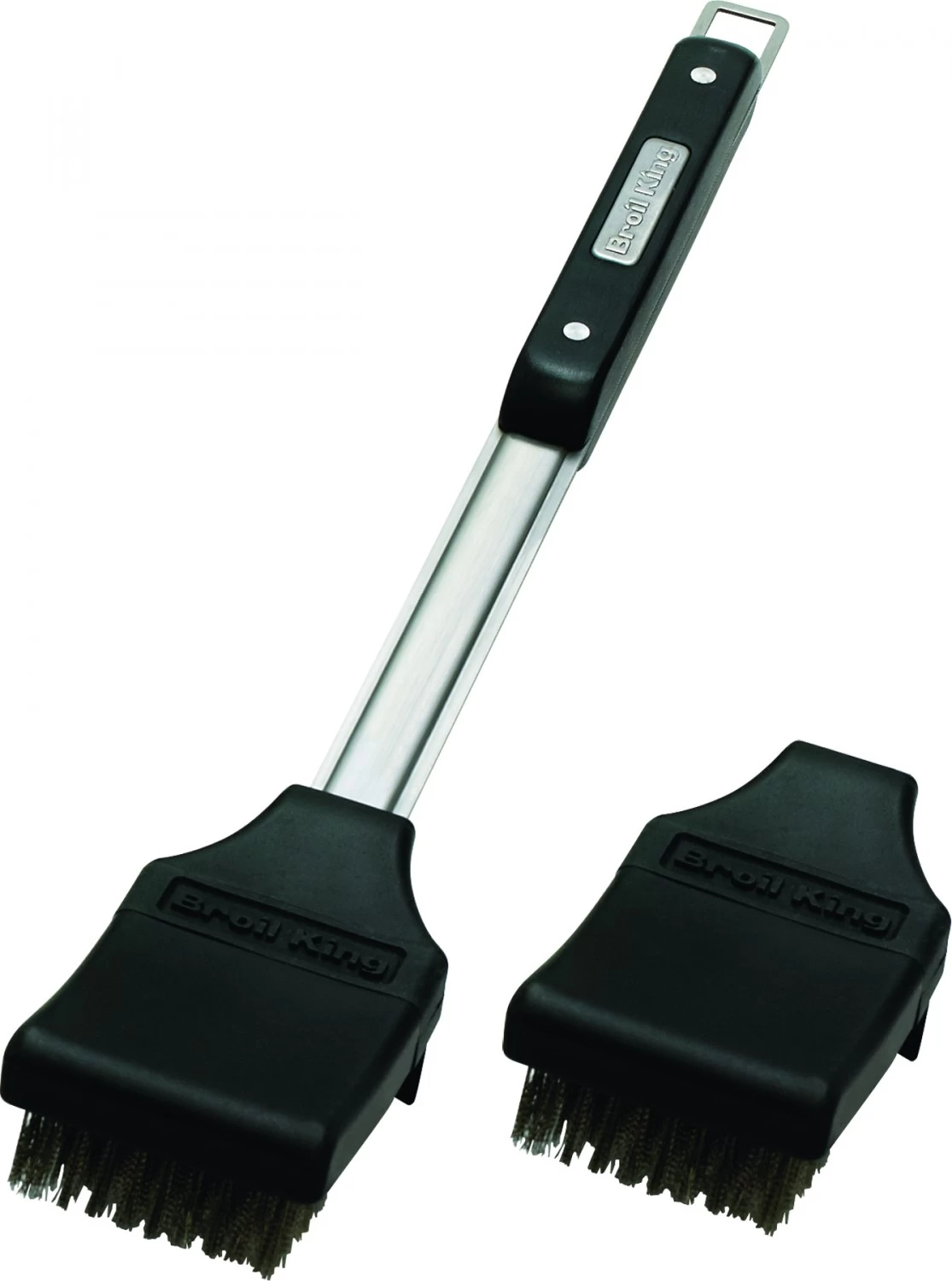 Broil King Grillbürste 47cm Edelstahlborsten Mit Spritzschutz + Ersatzkopf 3 Broil King Grillbürste 47cm Edelstahlborsten Mit Spritzschutz + Ersatzkopf