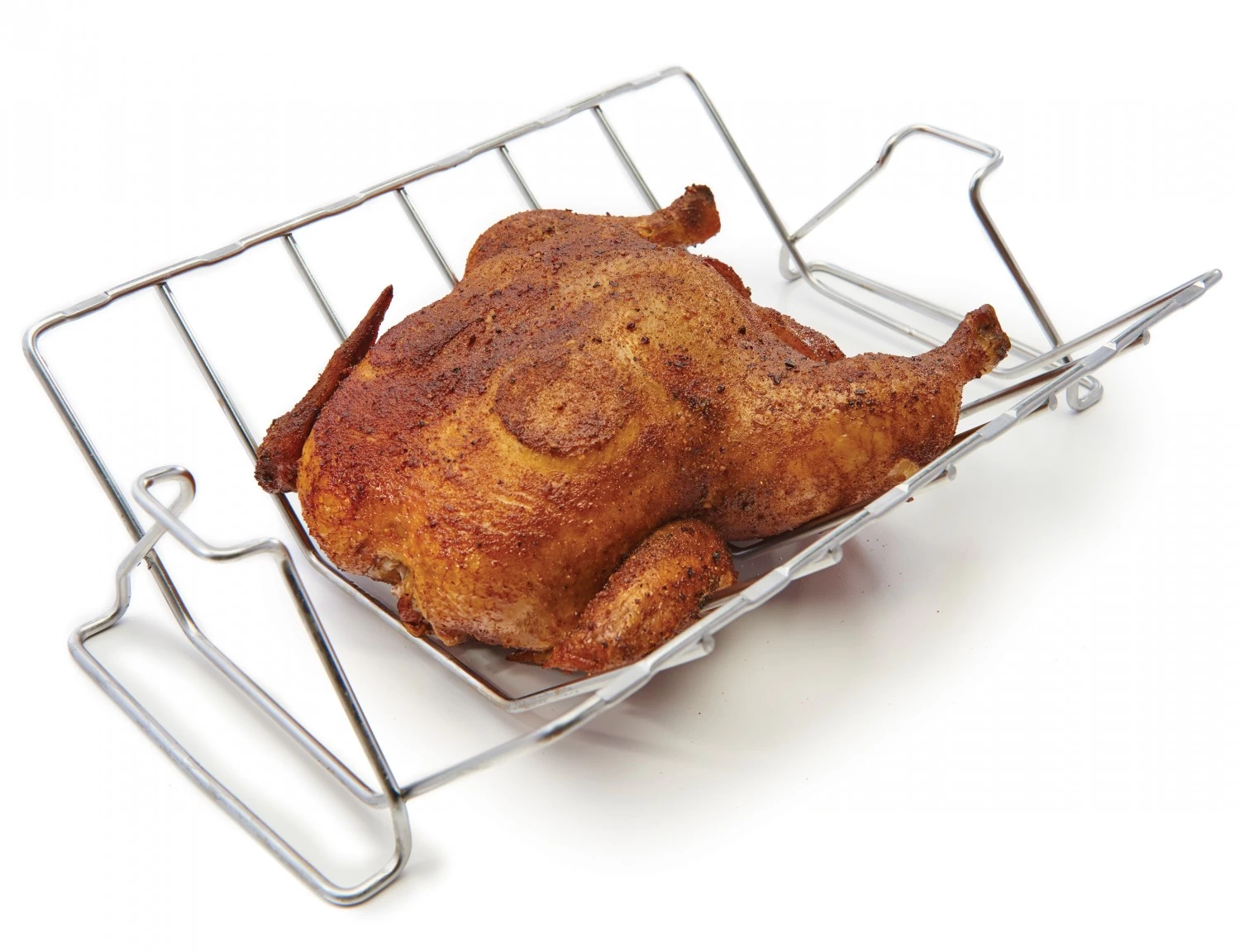 Broil King Multigestell: Bratenkorb, Rippchenhalter Und Spießgestell 3 Broil King Multigestell: Bratenkorb, Rippchenhalter Und Spießgestell