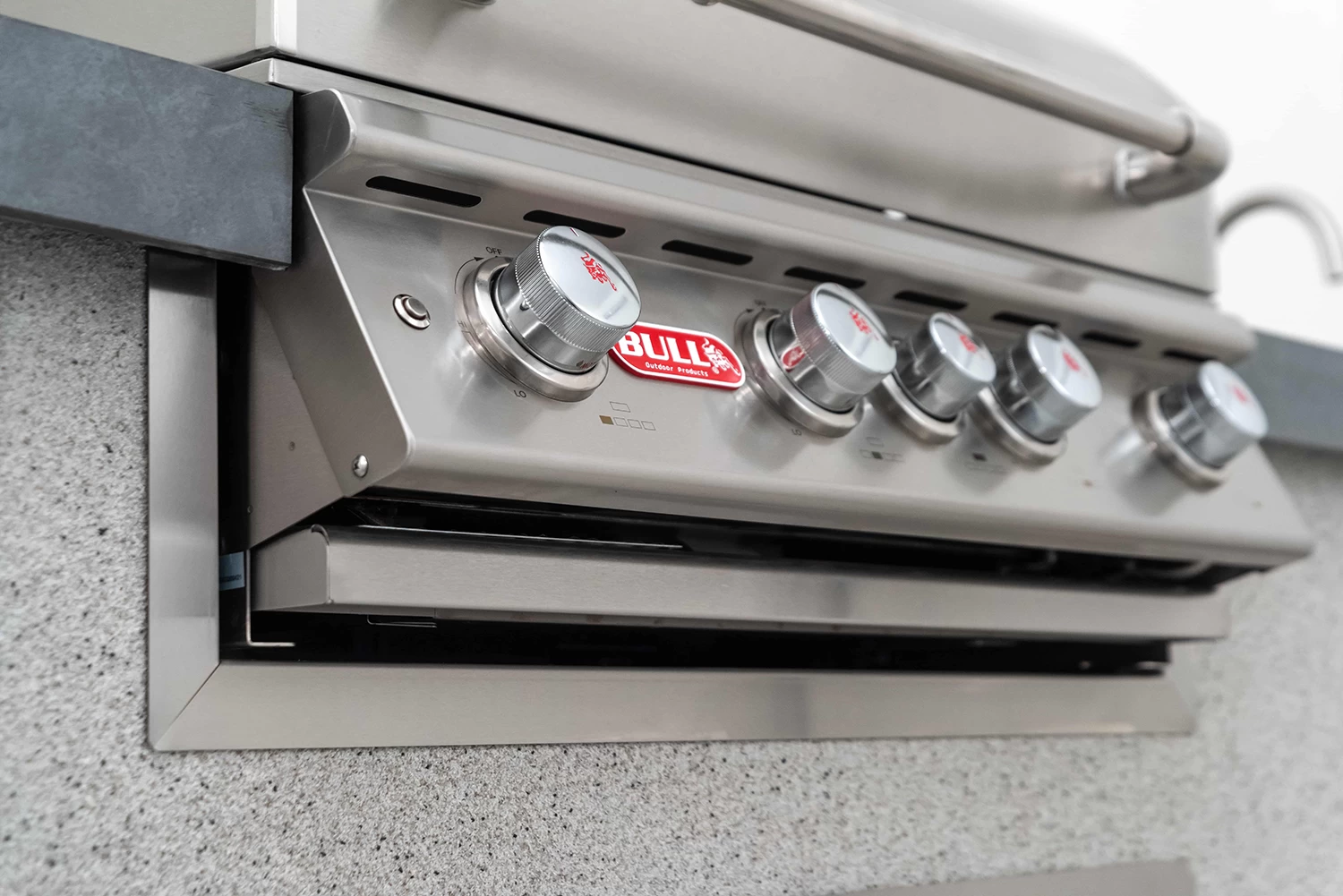 BULL Einbau Blende Lonestar Und Angus / Edelstahl 3 BULL Einbau Blende Lonestar Und Angus / Edelstahl