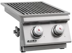 BULL Einbau Seitenbrenner Double / Edelstahl / Slide-In -Broil King Store BULL Einschub Seitenbrenner Double Side links