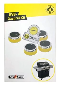 Grillfürst G310E 3-Brenner Gasgrill Borussia Dortmund Edition Mit Hochtemperaturbrenner Und Edelstahl Rosten -Broil King Store BVB Gasgrill Kit 2