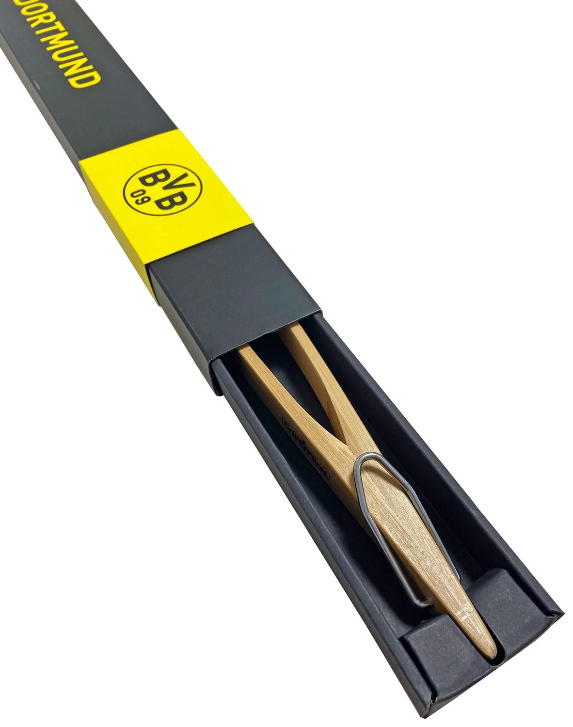 Grillfürst Grillzange Bambus - Borussia Dortmund Edition In Geschenkverpackung 3 Grillfürst Grillzange Bambus - Borussia Dortmund Edition In Geschenkverpackung