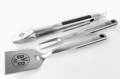 Grillfürst Premium Grillbesteck Set Mit Grillzange, -Wender Und -Gabel - Borussia Dortmund Edition In Geschenkverpackung 10 Grillfürst Premium Grillbesteck Set Mit Grillzange, -Wender Und -Gabel - Borussia Dortmund Edition In Geschenkverpackung -Broil King Store Borussia Dortmund Premium Grillbesteck Wender Zange Gabel