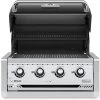 Broil King Regal 420 Black Einbaugrill - Modell 2023 -Broil King Store Broil King Einbaugrill 985652 Regal 420 Deckel offen