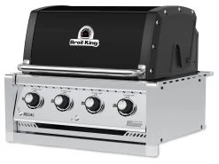Broil King Regal 420 Black Einbaugrill - Modell 2023 -Broil King Store Broil King Regal 420 Black Built In Gasgrill Seitenansicht rechts 4 1624538222