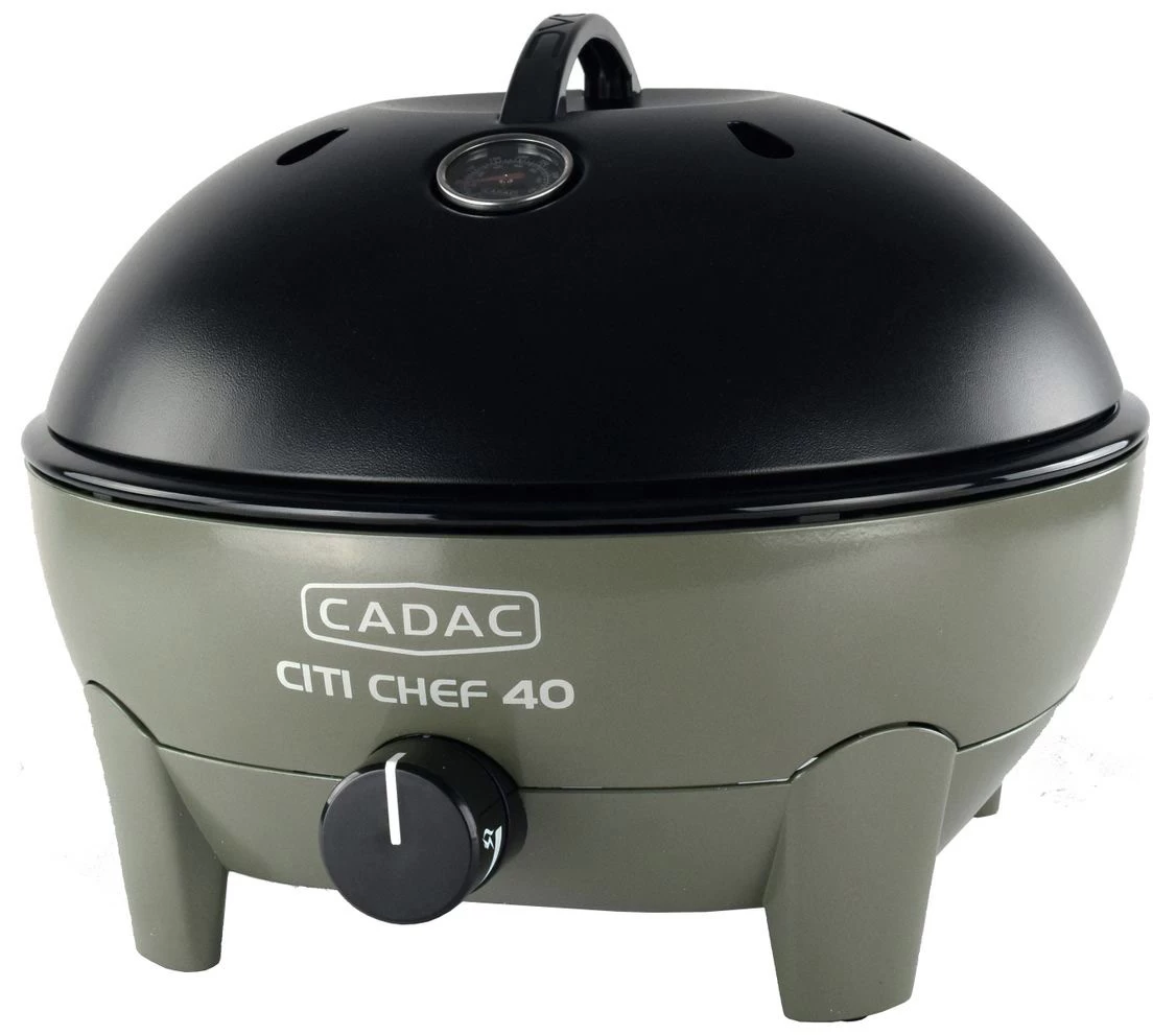 CADAC Kompakt Gasgrill Citi Chef 40 Olive Green - 30mbar 3 CADAC Kompakt Gasgrill Citi Chef 40 Olive Green - 30mbar