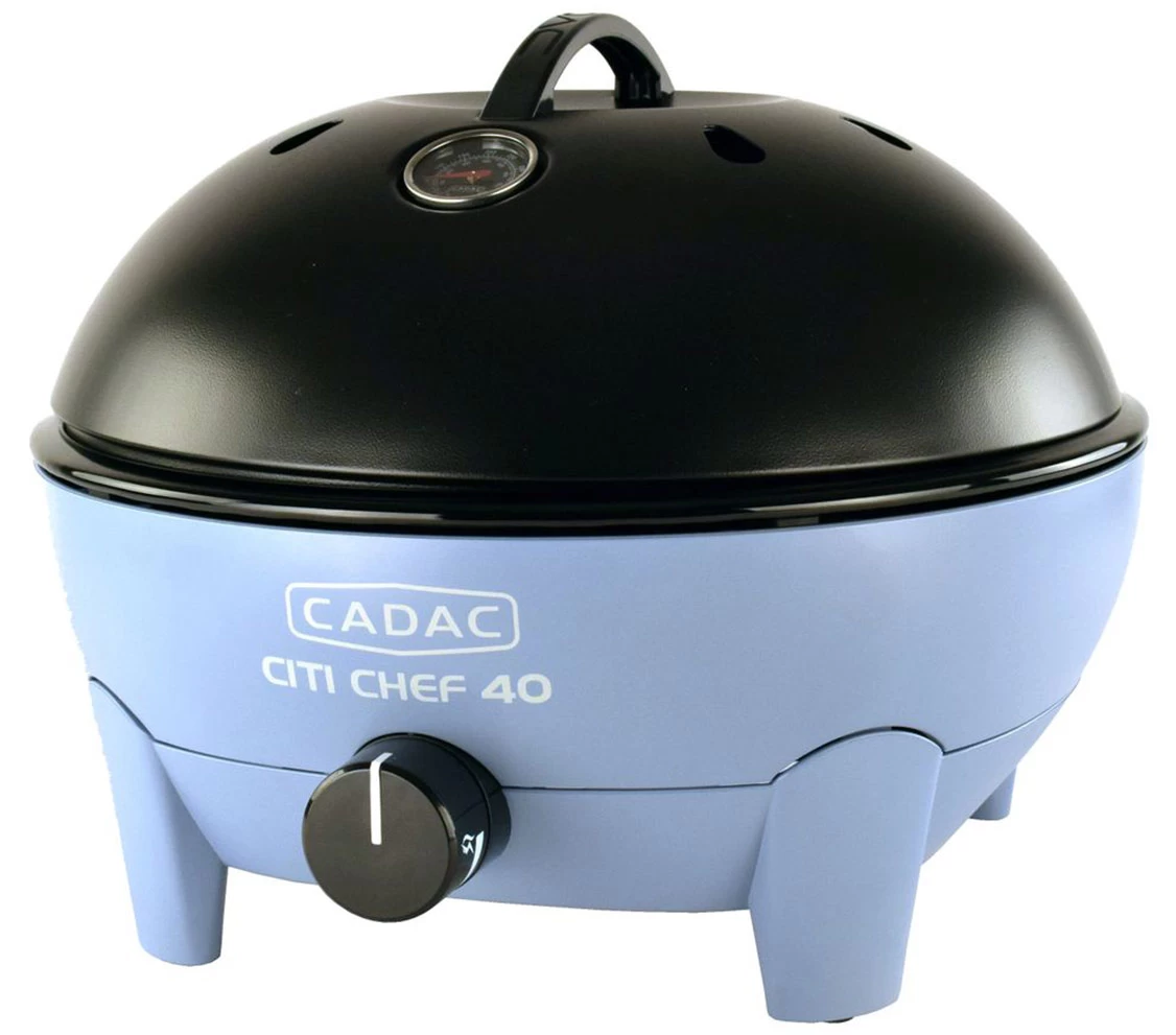 CADAC Kompakt Gasgrill Citi Chef 40 Sky Blue - 50mbar 3 CADAC Kompakt Gasgrill Citi Chef 40 Sky Blue - 50mbar