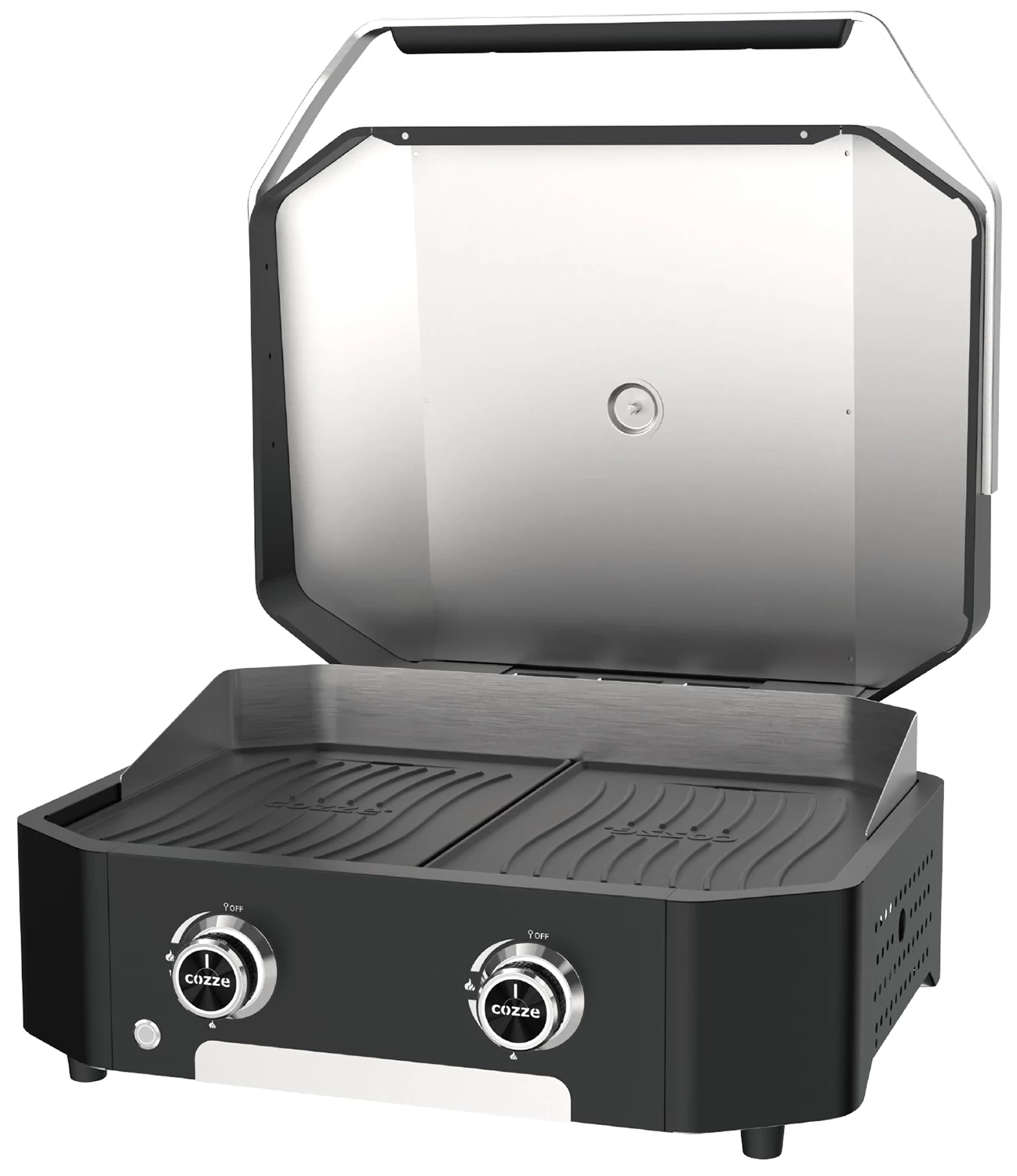 COZZE Plancha 600 / Plancha Grill Mit 2 Gusseisen Grillplatten 5 COZZE Plancha 600 / Plancha Grill Mit 2 Gusseisen Grillplatten – Bild 3