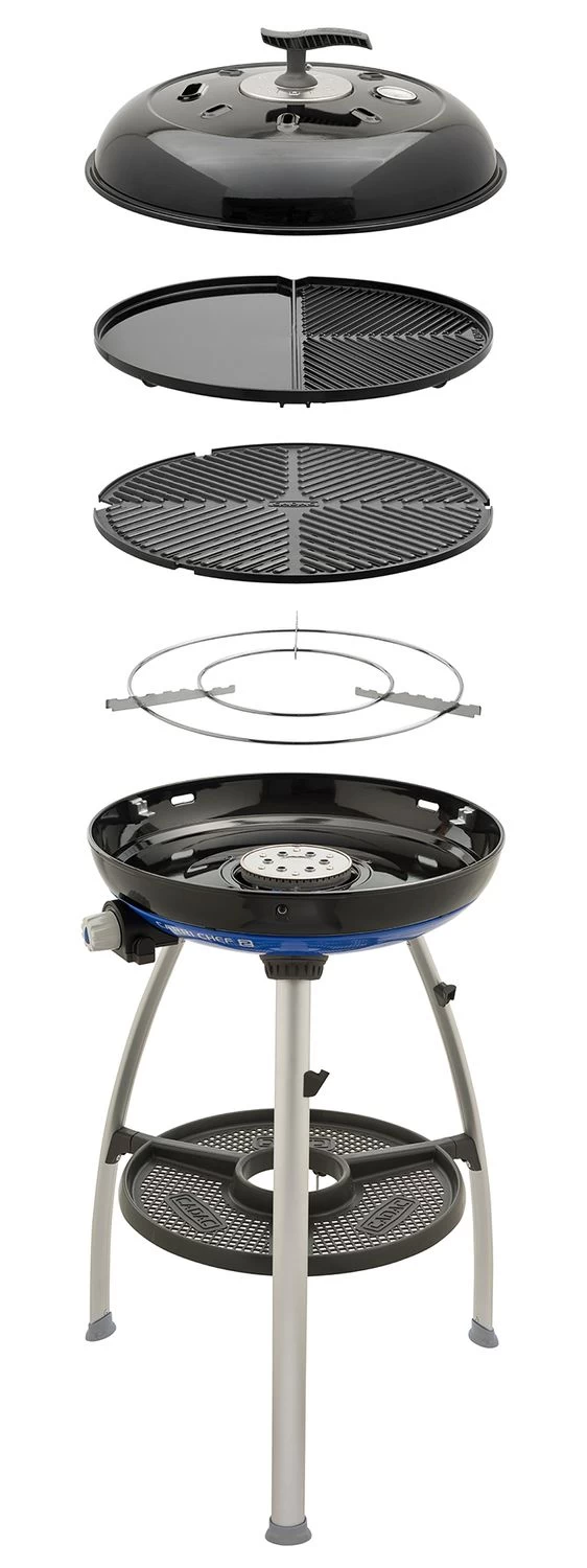 CADAC Camping Gasgrill Carri Chef 50 / BBQ + Grill2Braai + Dome - 50mbar 3 CADAC Camping Gasgrill Carri Chef 50 / BBQ + Grill2Braai + Dome - 50mbar