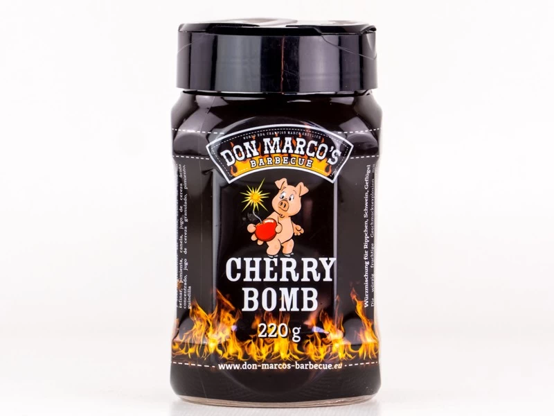 Don Marcos Cherry Bomb BBQ Rub 220g Dose 3 Don Marcos Cherry Bomb BBQ Rub 220g Dose