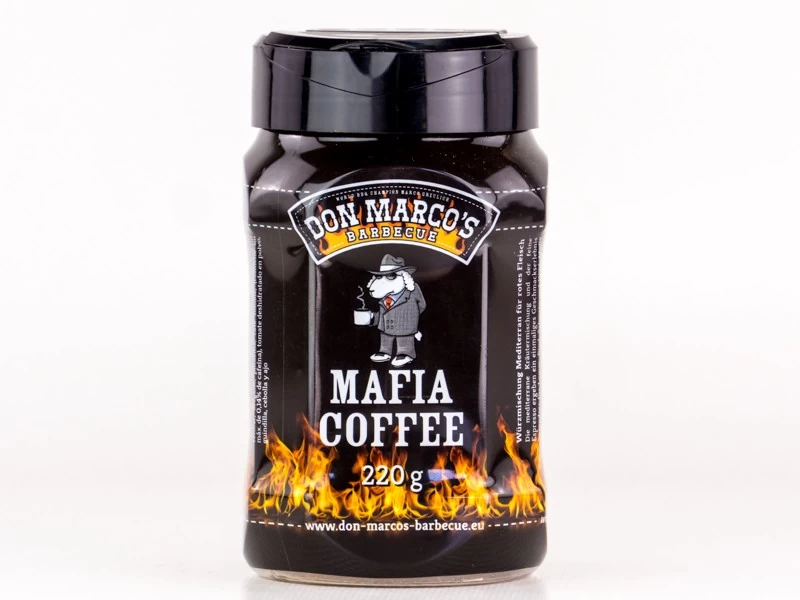 Don Marcos Mafia Coffee Rub BBQ Rub 220g Dose 3 Don Marcos Mafia Coffee Rub BBQ Rub 220g Dose