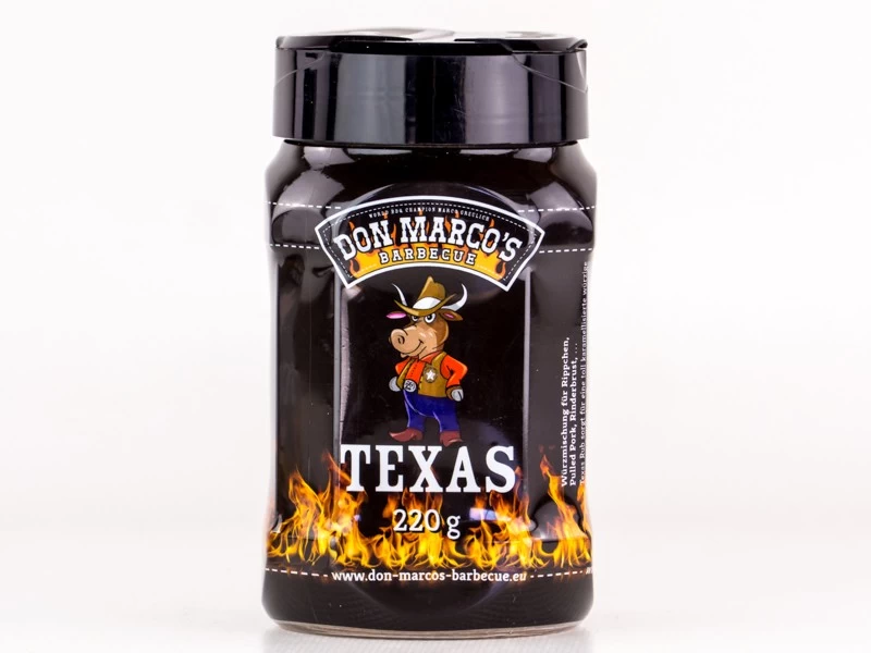 Don Marcos Texas Style BBQ Rub 220g Dose 3 Don Marcos Texas Style BBQ Rub 220g Dose