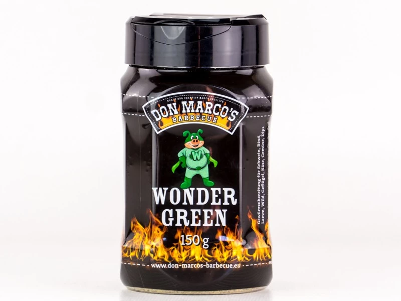 Don Marcos WonderGreen BBQ Rub 150g Dose 3 Don Marcos WonderGreen BBQ Rub 150g Dose