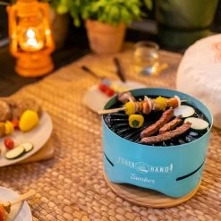 Feuerhand Tischgrill Tamber Lichtgrün -Broil King Store Feuerhand Tamber Tischgrill Lichtgruen Lifestyle