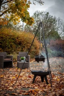 Grillfürst Dreibein Für Dutch Oven Oder Schwenk Grillrost / Höhenverstellbar, Inkl. Kette Und Haken -Broil King Store Grillfuerst Dreibein Grillrost hoehenverstellbar