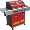 Grillfürst G510G 5-Brenner Gasgrill Mit Hochtemperaturbrenner Und Gusseisen Rosten - Feuerwehr Edition 2 Grillfürst G510G 5-Brenner Gasgrill Mit Hochtemperaturbrenner Und Gusseisen Rosten - Feuerwehr Edition -Broil King Store Grillfuerst G510 Feuerwehr Edition schraeg