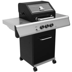Grillfürst G210G Grill Control Edition 2-Brenner Gasgrill Mit Grill Control, Hochtemperaturbrenner Und Gusseisen Rosten -Broil King Store Grillfuerst Gasgrill G210G Seitenansicht