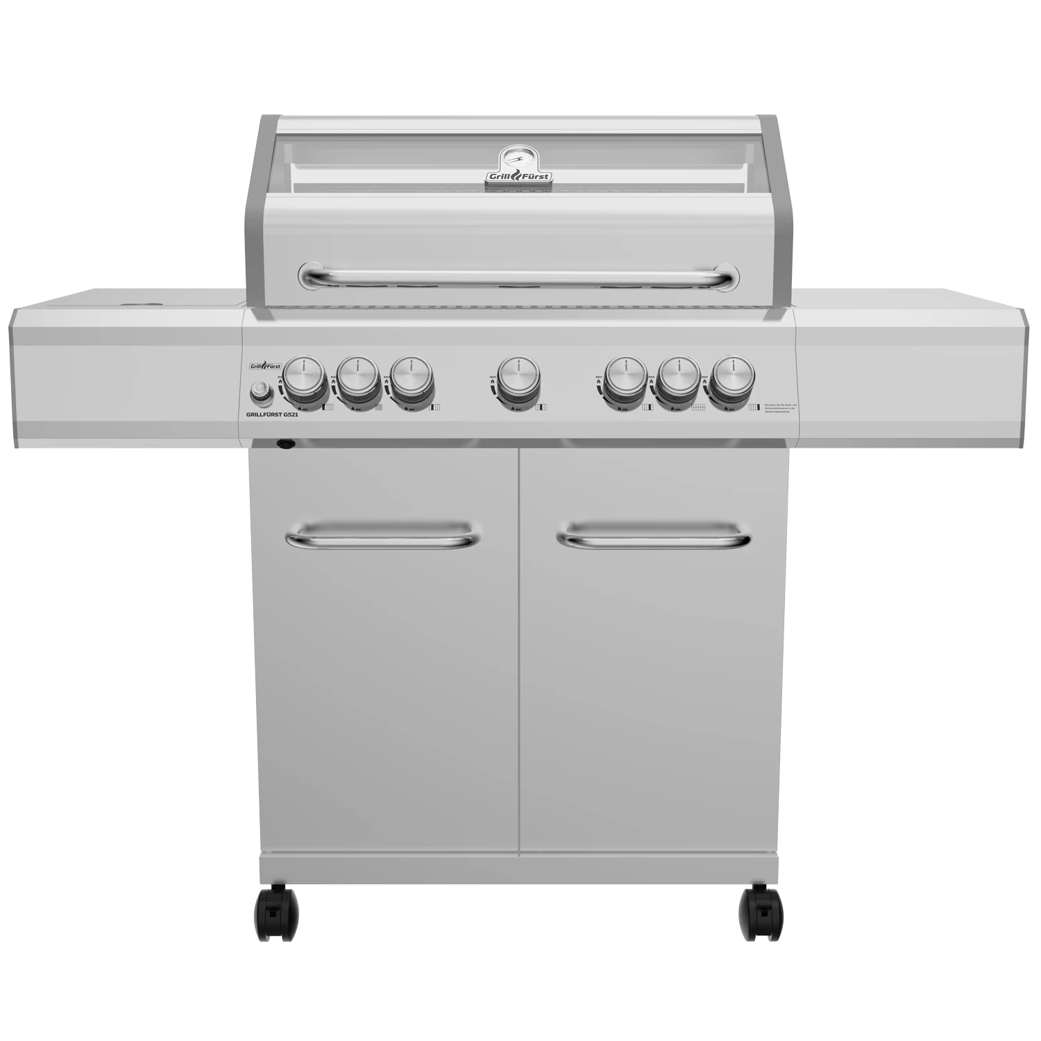 Grillfürst G521E 5-Brenner Edelstahl-Gasgrill Mit Hochtemperaturbrenner, Heckbrenner Und Edelstahl Rosten - X-DEAL Inkl. Zubehörpaket 3 Grillfürst G521E 5-Brenner Edelstahl-Gasgrill Mit Hochtemperaturbrenner, Heckbrenner Und Edelstahl Rosten - X-DEAL Inkl. Zubehörpaket