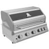 Grillfürst G591E 5-Brenner Einbaugrill Mit Heckbrenner Und Edelstahl Rosten -Broil King Store Grillfuerst Gasgrill G591E seitlich