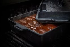 Grillfürst Dutch Oven Set BBQ Kastenform BK6 Aus Gusseisen - X-DEAL Inkl. Tragetasche / Aufbewahrungstasche, Gusseisen Pflege Und Deckelheber -Broil King Store Grillfuerst Gusseisen Kastenform BK6 Rouladen