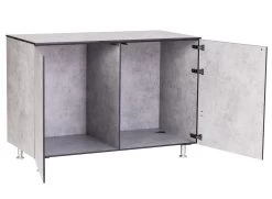 Grillfürst Outdoor Küche Schrank Modul Groß OKS130 Beton 5 Grillfürst Outdoor Küche Schrank Modul Groß OKS130 Beton -Broil King Store Grillfuerst Outdoor Kueche Schrank Modul gross Tuer offen Beton