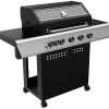 Grillfürst S530G 5-Brenner Gasgrill Mit Seitenkocher Und Gusseisen Rosten 1 Grillfürst S530G 5-Brenner Gasgrill Mit Seitenkocher Und Gusseisen Rosten -Broil King Store Grillfuerst S 530 Gasgrill Seitenkocher Gussroste seite
