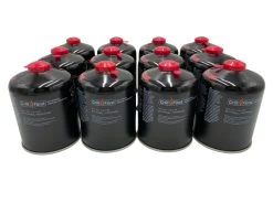 Grillfürst Kombi Kartuschen-Druckregler 50 Mbar - X-DEAL Inkl. 12 Grillfürst Gaskartuschen -Broil King Store Grillfuerst Schraubkartusche Gaskartusche Set 12 Stk