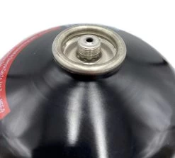 Grillfürst Kombi Kartuschen-Druckregler 50 Mbar - X-DEAL Inkl. 12 Grillfürst Gaskartuschen -Broil King Store Grillfuerst Schraubkartusche mit Gewinde und Ventil