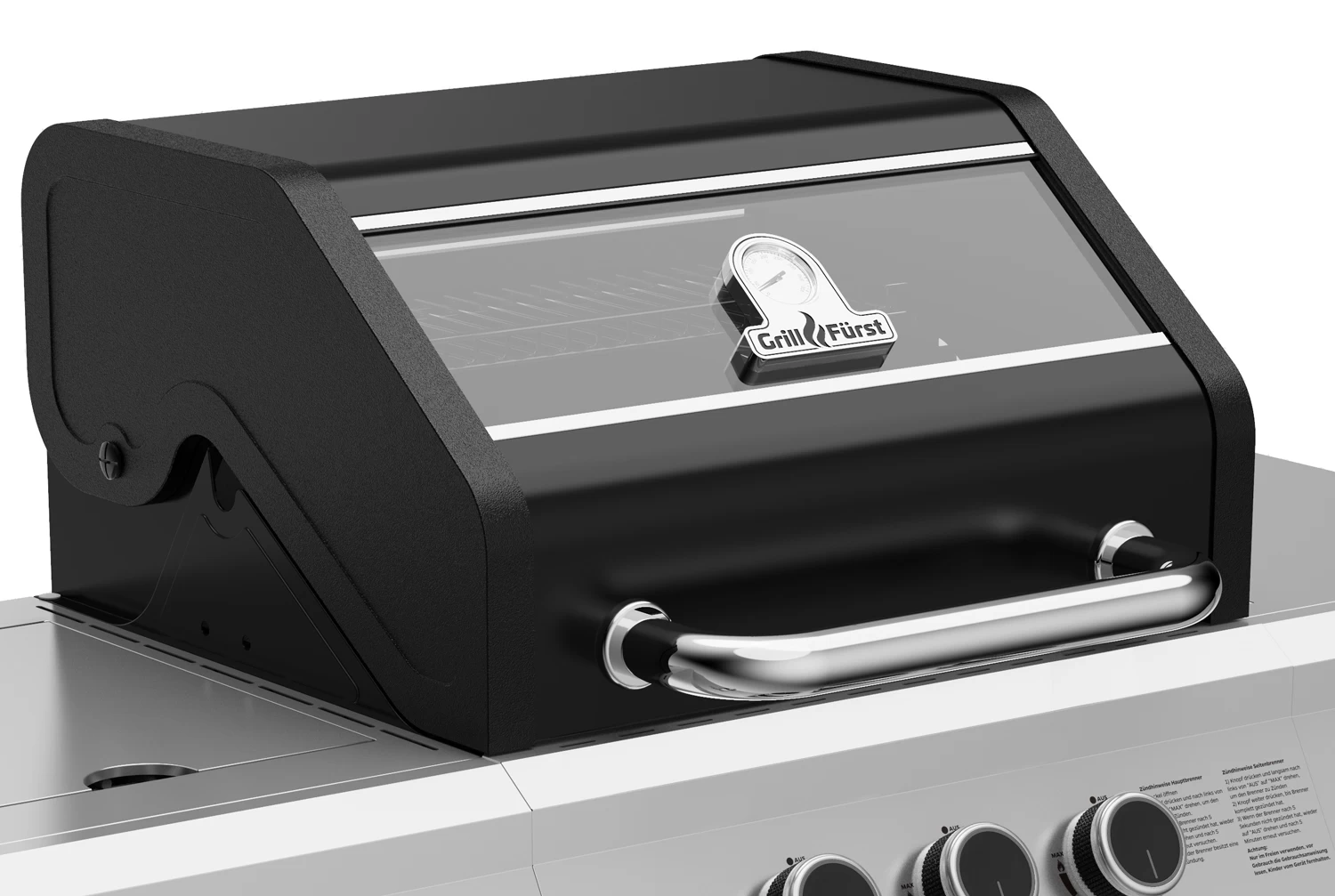 Grillfürst G210G Grill Control Edition 2-Brenner Gasgrill Mit Grill Control, Hochtemperaturbrenner Und Gusseisen Rosten 6 Grillfürst G210G Grill Control Edition 2-Brenner Gasgrill Mit Grill Control, Hochtemperaturbrenner Und Gusseisen Rosten – Bild 4