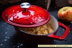 Grillfürst Dutch Oven Sternentöpfchen / Gusseisen Bräter - Emailliert - S - Blau -Broil King Store Grillfuerst Sternentoepfchen S Gusseisen emailliert Beispiel