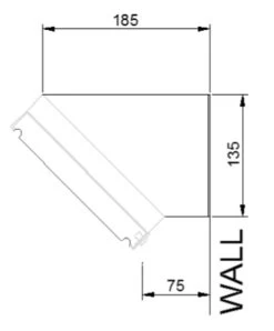 Heatstrip Gewinkelte Haltebügel (2 Stück)