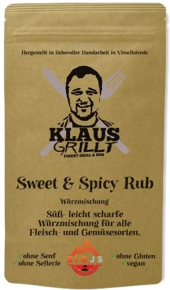 Sweet & Spicy Rub 250 G Beutel By Klaus Grillt