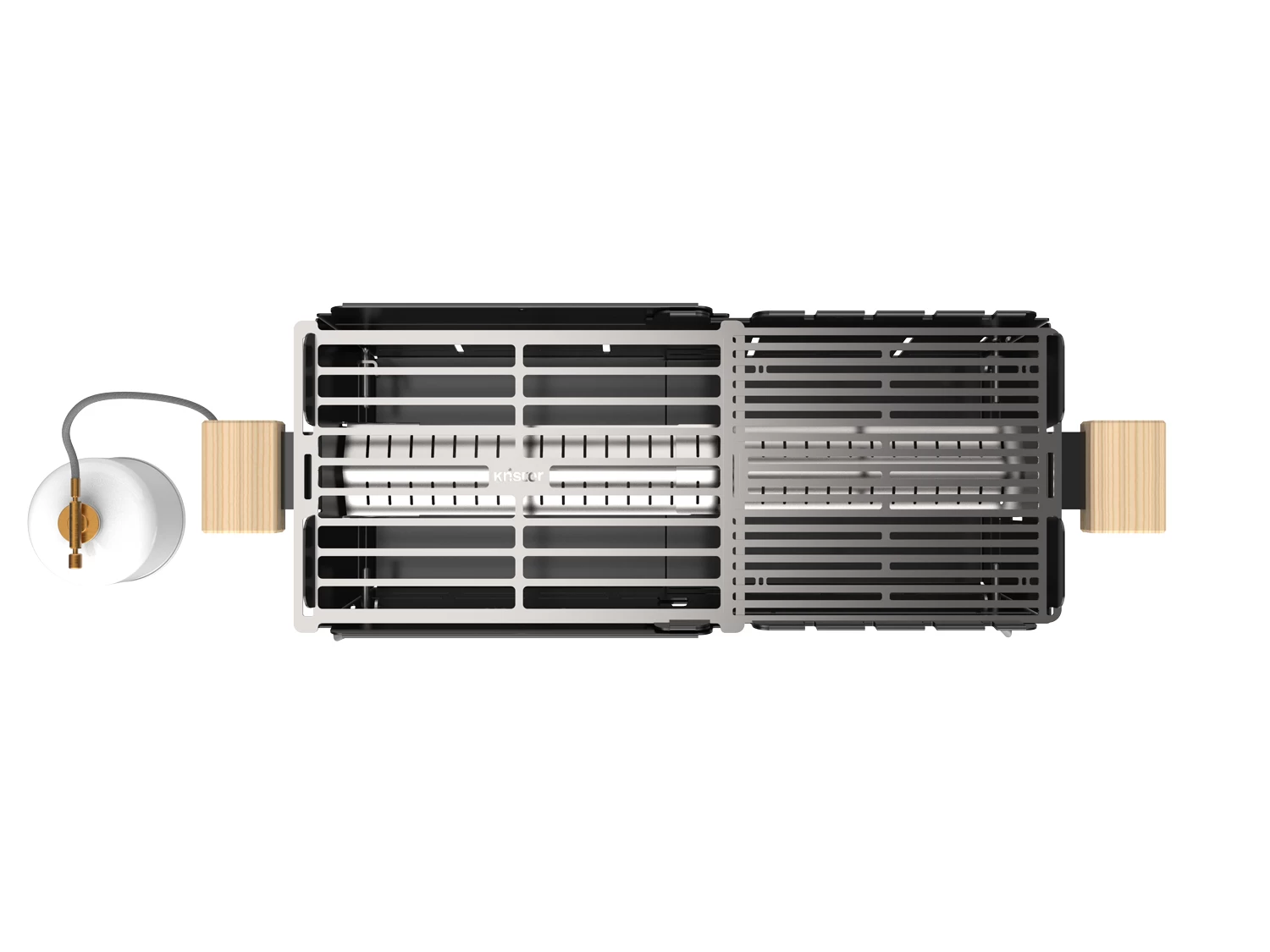 Knister Gasgrill - Ausziehbarer Kompaktgrill 9 Knister Gasgrill - Ausziehbarer Kompaktgrill – Bild 7