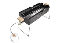 Knister Gasgrill - Ausziehbarer Kompaktgrill 20 Knister Gasgrill - Ausziehbarer Kompaktgrill -Broil King Store Knister Gasgrill Brenner Flammenschutz