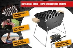Knister Grill Small - Holzkohle Kompaktgrill