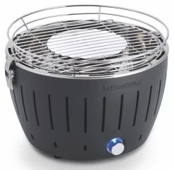 LotusGrill S - Holzkohle Tischgrill - Anthrazitgrau Inkl. Tasche
