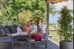 LotusGrill XXL - Holzkohle Grillstation - Feuerrot 11 LotusGrill XXL - Holzkohle Grillstation - Feuerrot -Broil King Store LotusGrill XXL Feuerrot ohne Wagen Tischgrill