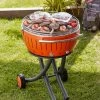 LotusGrill XXL - Holzkohle Grillstation - Mandarineorange -Broil King Store LotusGrill XXL Mandarinenorange Grillstation
