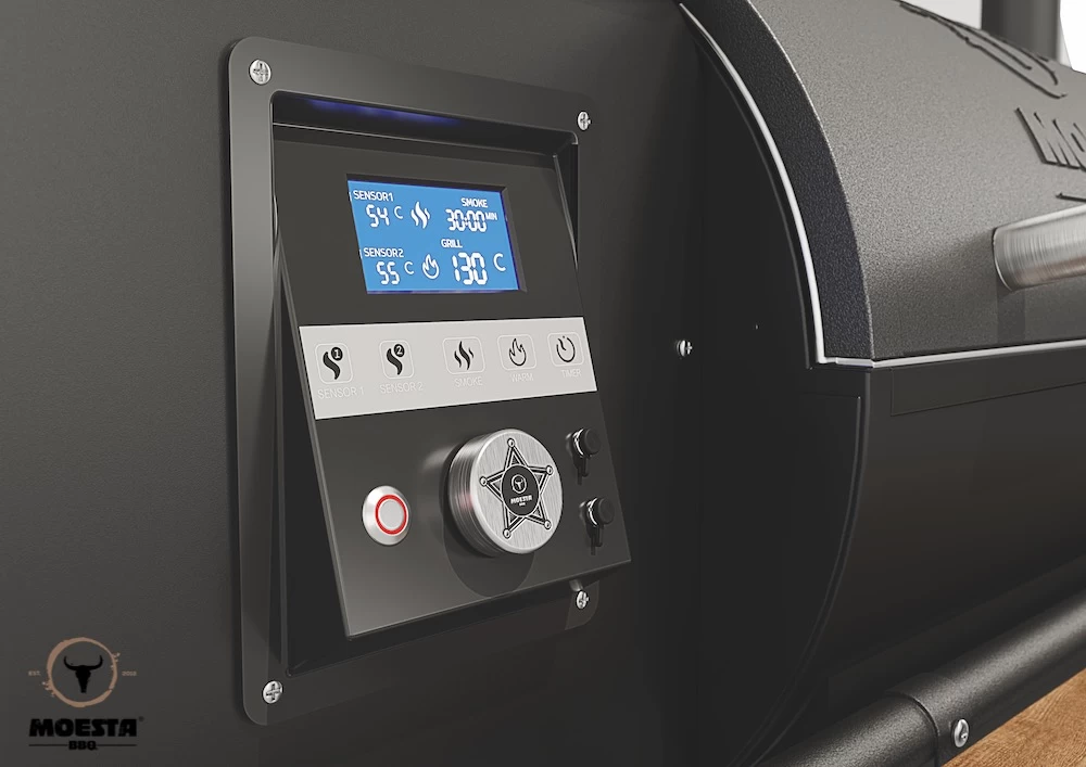 Moesta Pelletgrill Sheriff Inklusive Bambus Ablagebrett - Modell 2023 5 Moesta Pelletgrill Sheriff Inklusive Bambus Ablagebrett - Modell 2023 – Bild 3