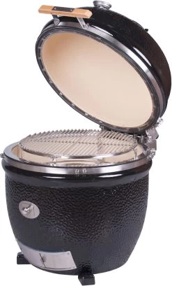 Monolith Grill LeCHEF BBQ GURU - PRO-Serie 2.0 Schwarz - OHNE Gestell Und Seitentische - Inkl. UltraQ Controller Set -Broil King Store Monolith Keramik Grill BBQ Guru Le Chef PRO Serie 2 0 129031 3 1688034762