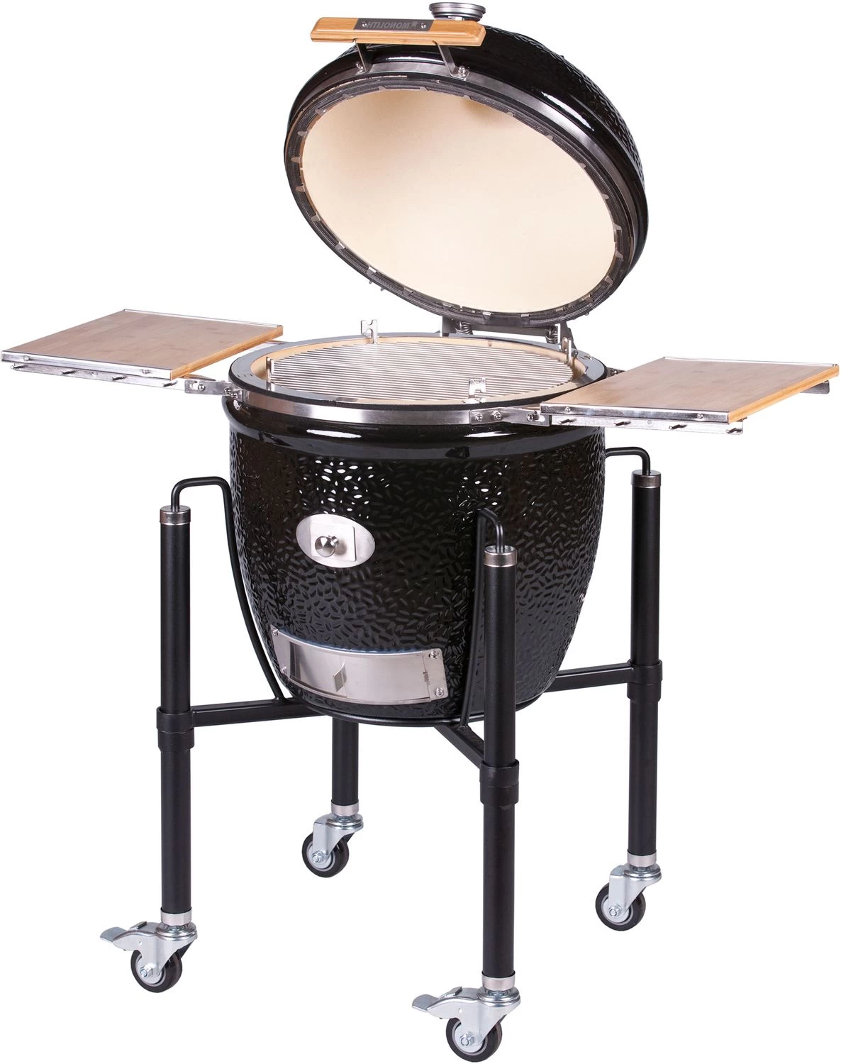 Monolith Grill CLASSIC BBQ GURU - PRO-Serie 2.0 Schwarz - MIT Gestell Und Seitentischen - Inkl. DigiQ Controller Set 5 Monolith Grill CLASSIC BBQ GURU - PRO-Serie 2.0 Schwarz - MIT Gestell Und Seitentischen - Inkl. DigiQ Controller Set – Bild 3