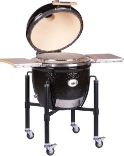 Monolith Grill LeCHEF PRO-Serie 2.0 Schwarz - MIT Gestell Und Seitentischen 11 Monolith Grill LeCHEF PRO-Serie 2.0 Schwarz - MIT Gestell Und Seitentischen -Broil King Store Monolith Keramik Grill Le Chef PRO Serie 2 0 121030 black 4