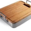 Napoleon Edelstahl Bräter Inkl. Schneidebrett Bambus -Broil King Store Napoleon Edelstahl Braeter 56033 Schneidebrett